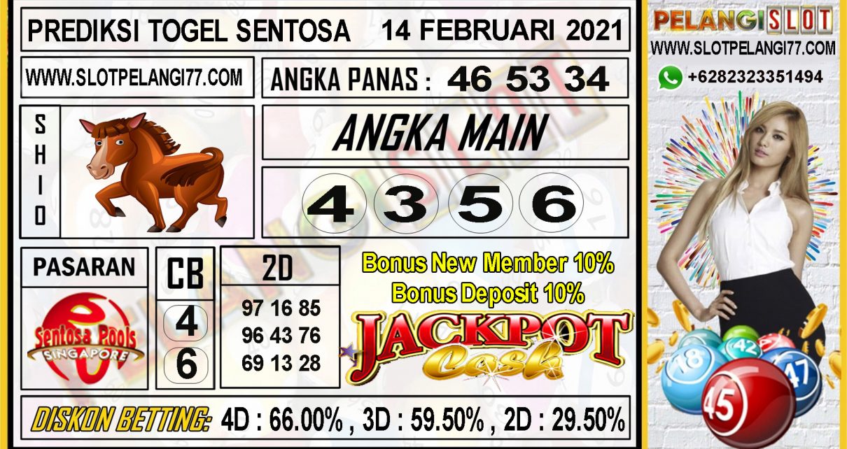 PREDIKSI TOGEL SENTOSA POOLS 14 FEBRUARI 2021