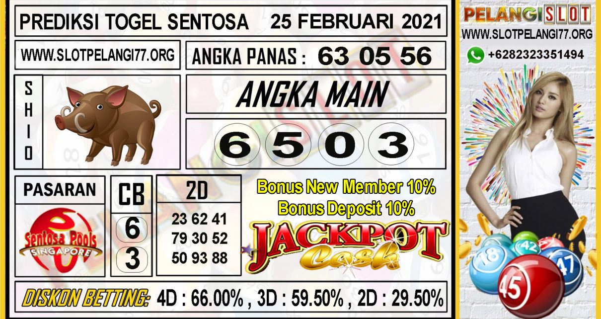 PREDIKSI TOGEL SENTOSA POOLS 25 FEBRUARI 2021