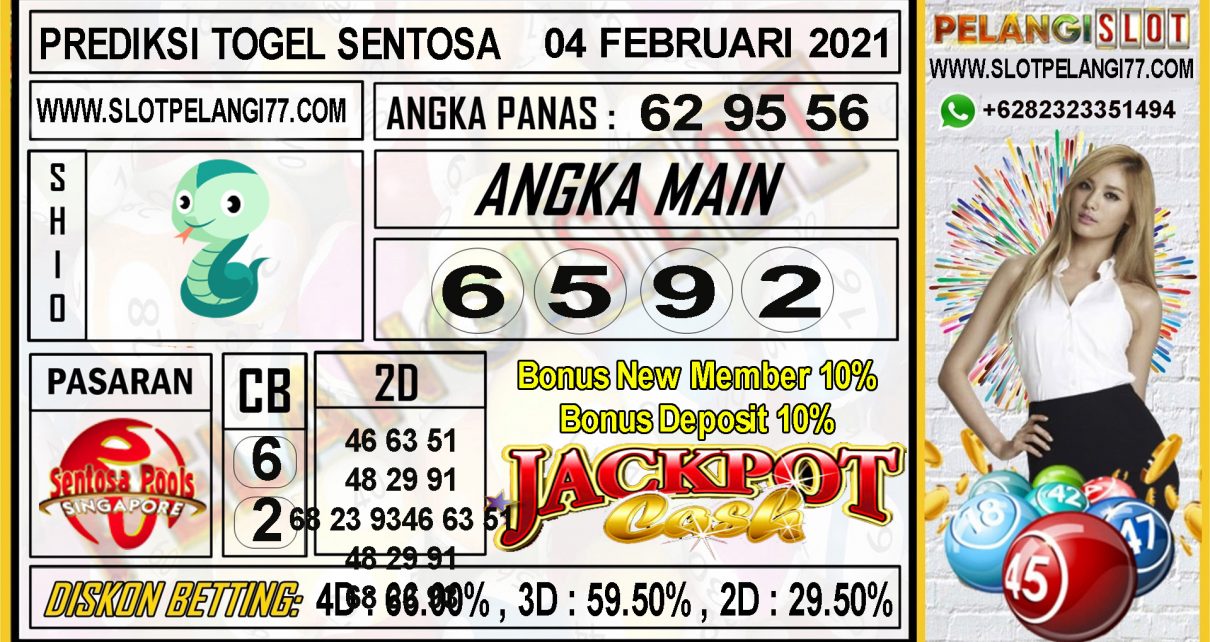 PREDIKSI TOGEL SENTOSA POOLS 04 FEBRUARI 2021