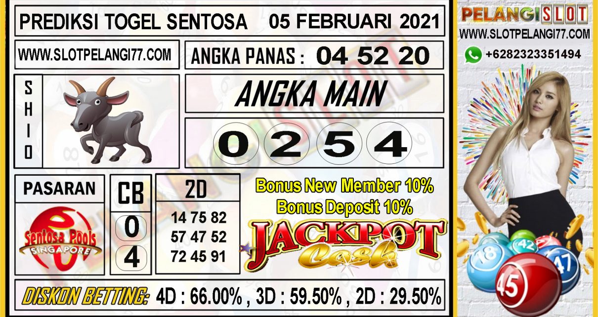 PREDIKSI TOGEL SENTOSA POOLS 05 FEBRUARI 2021