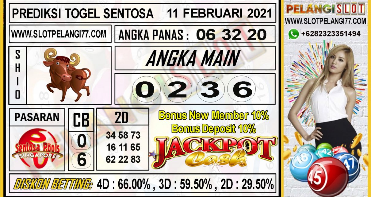 PREDIKSI TOGEL SENTOSA POOLS 11 FEBRUARI 2021