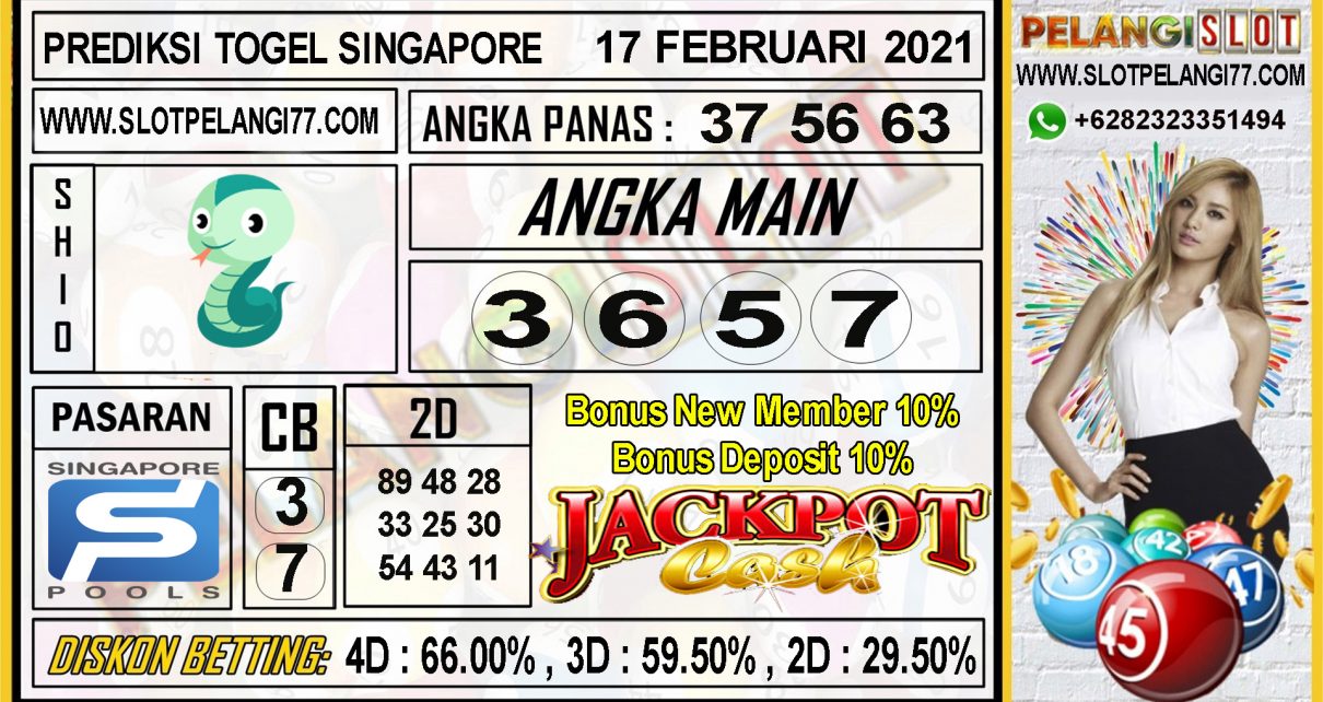 PREDIKSI TOGEL SINGAPORE POOLS 17 FEBRUARI 2021