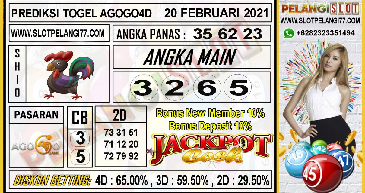 PREDIKSI TOGEL AGOGO4D 20 FEBRUARI 2021