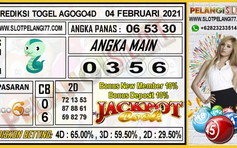 PREDIKSI TOGEL AGOGO4D 04 FEBRUARI 2021