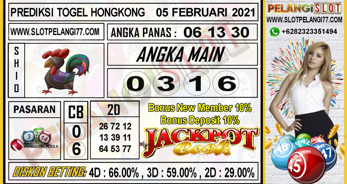 PREDIKSI TOGEL HONGKONG POOLS 05 FEBRUARI 2021