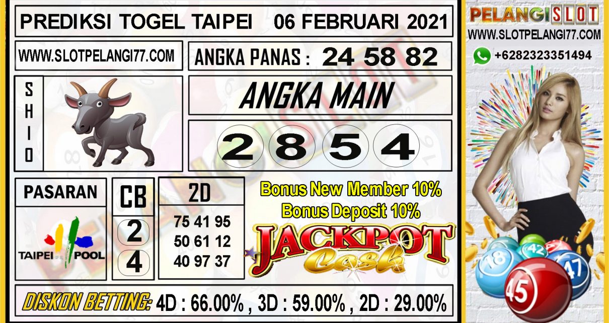 PREDIKSI TOGEL TAIPEI POOLS 06 FEBRUARI 2021