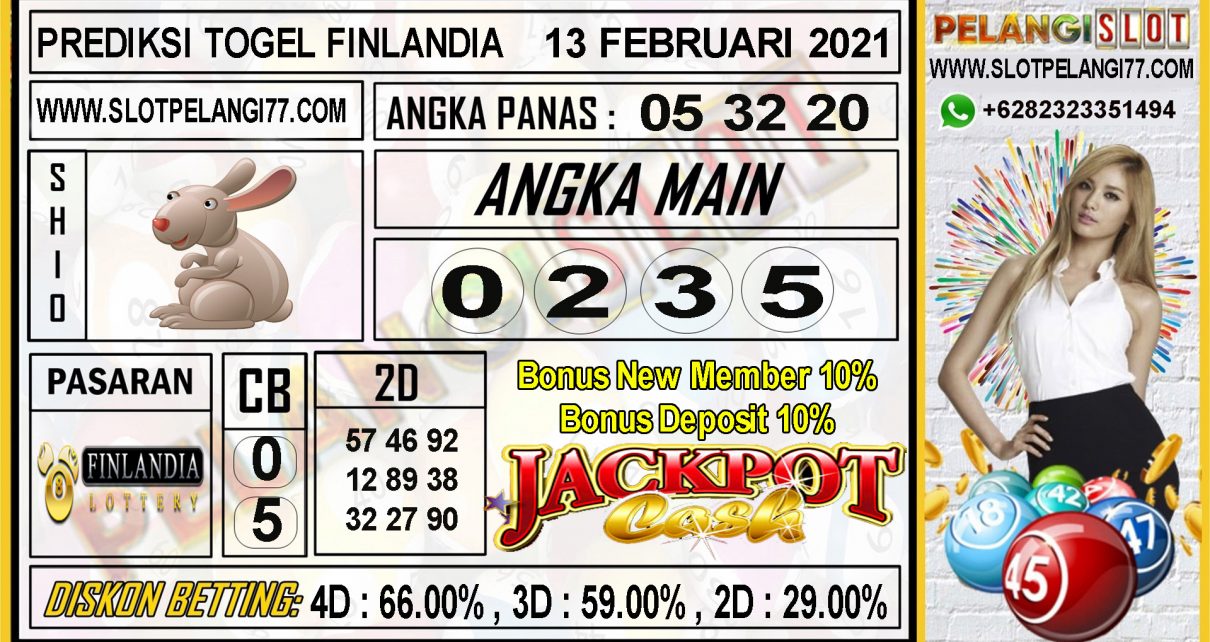 PREDIKSI TOGEL FINLANDIA LOTTERY 13 FEBRUARI 2021