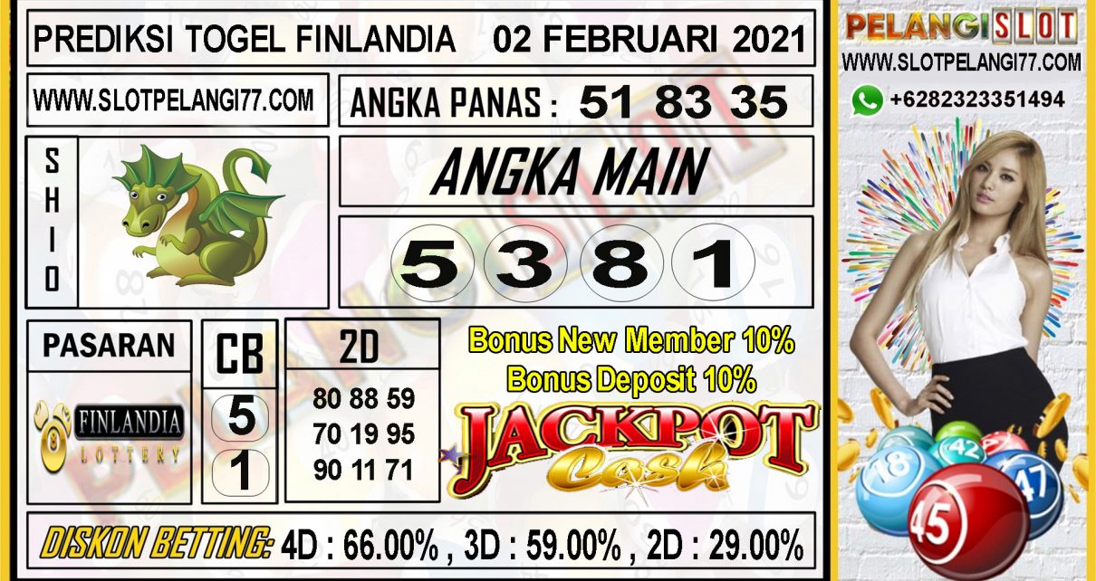 PREDIKSI TOGEL FINLANDIA LOTTERY 02 FEBRUARI 2021