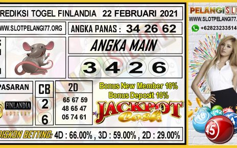 PREDIKSI TOGEL FINLANDIA 22 FEBRUARI 2021