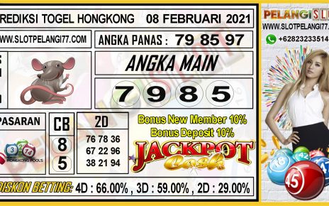 PREDIKSI TOGEL HONGKONG POOLS 08 FEBRUARI 2021