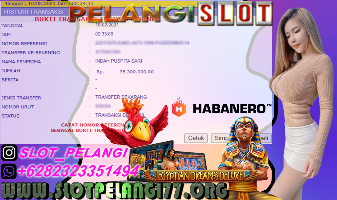 BUKTI KEMENANGAN MEMBER PELANGISLOT 10 FEBUARY 2021