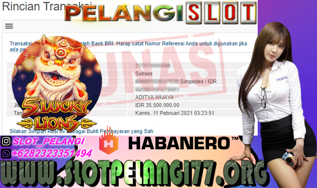 BUKTI KEMENANGAN MEMBER PELANGISLOT 11 FEBUARY 2021