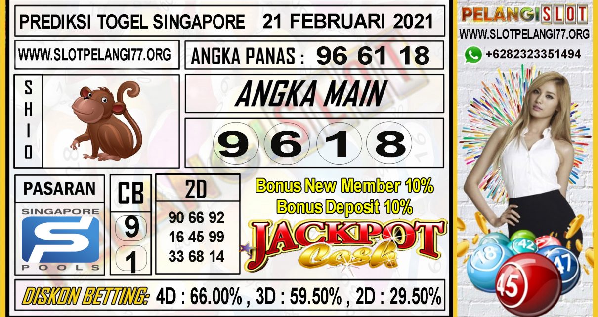 PREDIKSI TOGEL SINGAPORE POOLS 21 FEBRUARI 2021