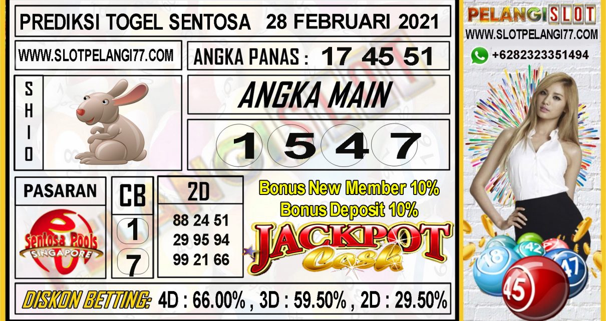 PREDIKSI TOGEL SENTOSA POOLS 28 FEBRUARI 2021