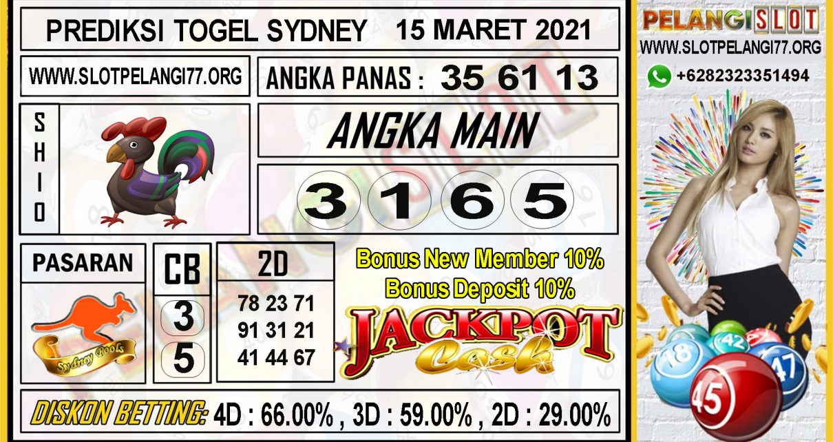 PREDIKSI TOGEL SYDNEY 15 MARET 2021