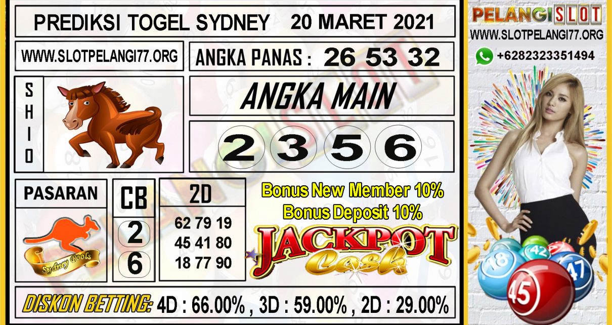 PREDIKSI TOGEL SYDNEY 20 MARET 2021