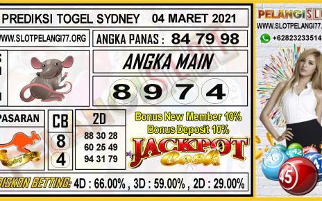 PREDIKSI TOGEL SYDNEY POOLS 04 MARET 2021