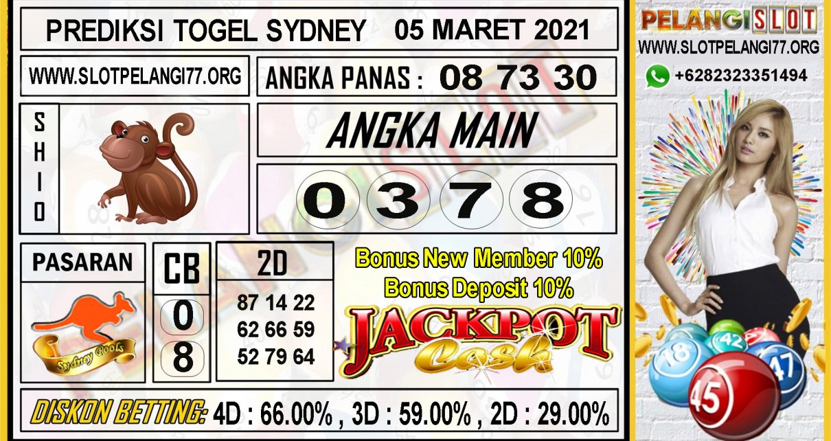 PREDIKSI TOGEL SYDNEY POOLS 05 MARET 2021