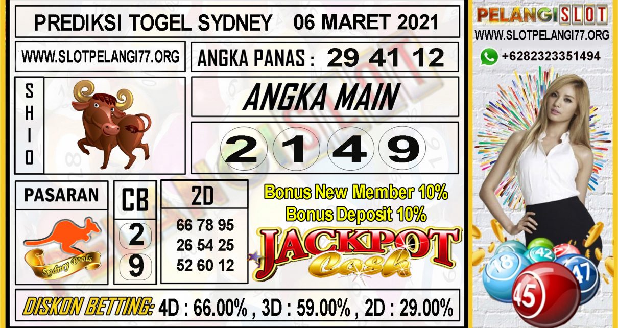 PREDIKSI TOGEL SYDNEY POOLS 06 MARET 2021