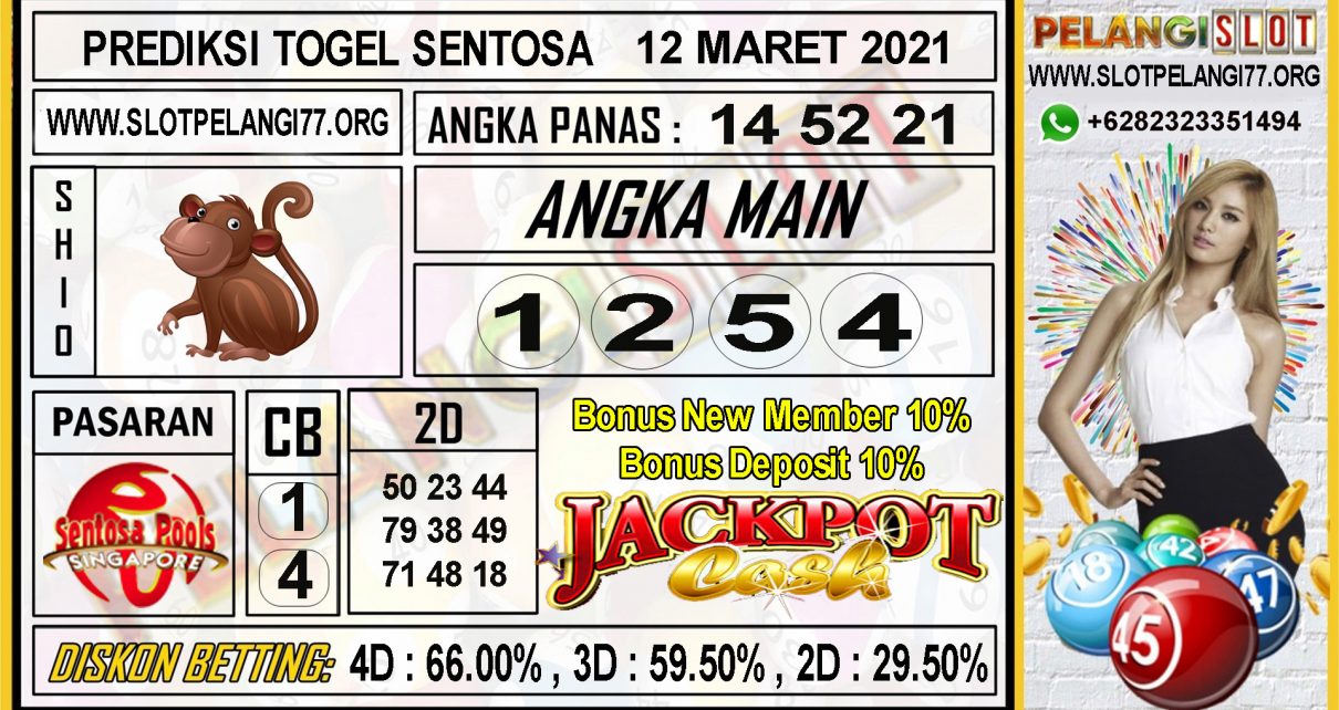 PREDIKSI TOGEL SENTOSA 12 MARET 2021