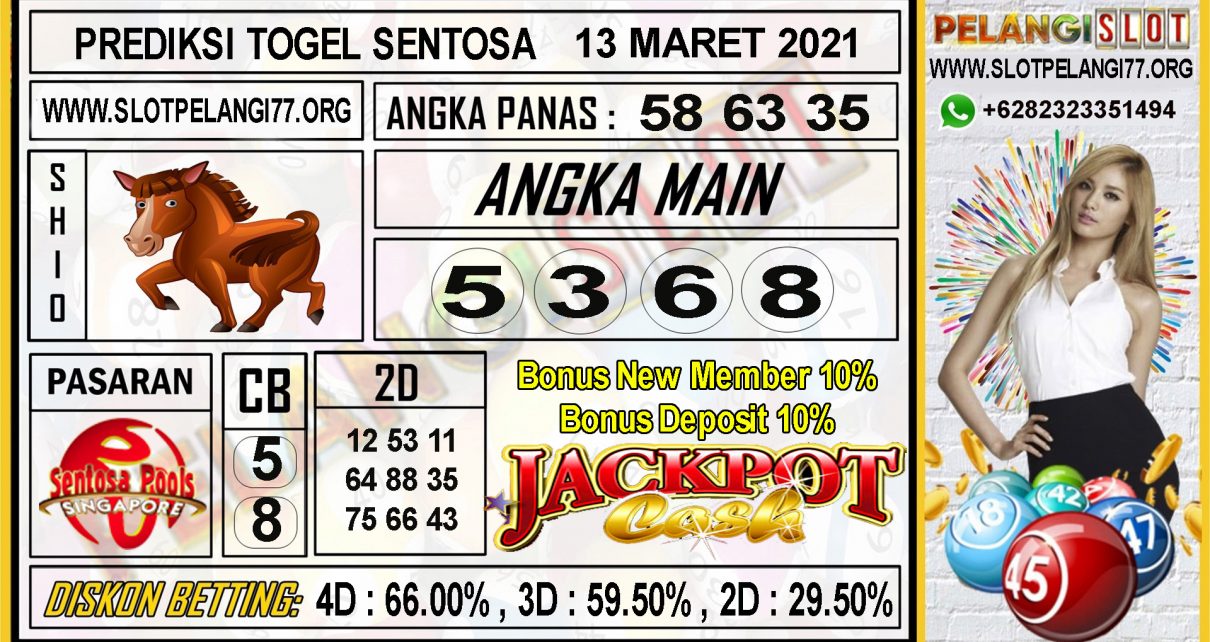 PREDIKSI TOGEL SENTOSA POOLS 13 MARET 2021