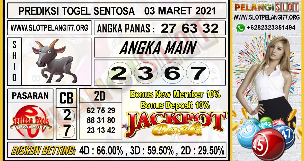 PREDIKSI TOGEL SENTOSA POOLS 03 MARET 2021