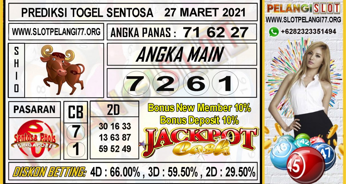 PREDIKSI TOGEL SENTOSA 27 MARET 2021