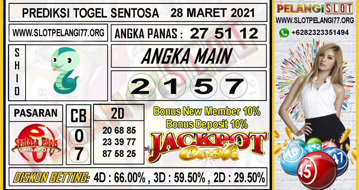 PREDIKSI TOGEL SENTOSA 28 MARET 2021