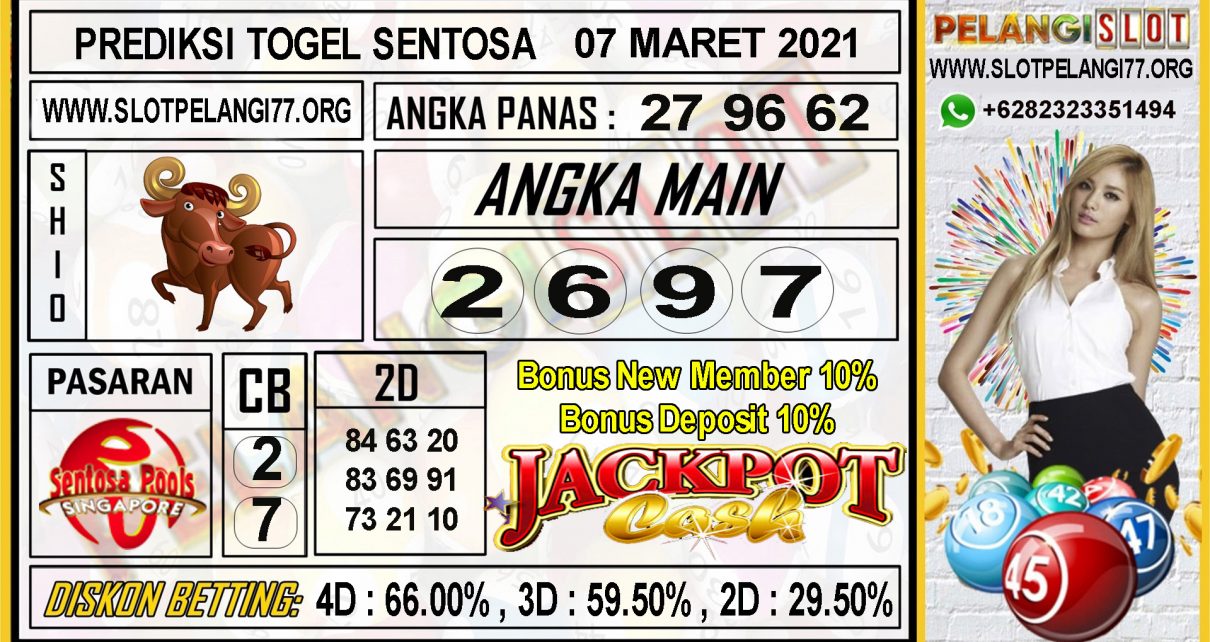 PREDIKSI TOGEL SENTOSA POOLS 07 MARET 2021