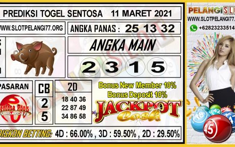 PREDIKSI TOGEL SENTOSA POOLS 10 MARET 2021