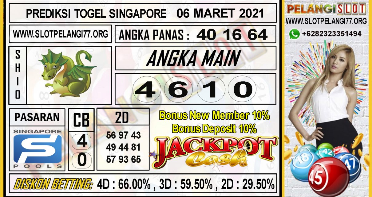 PREDIKSI TOGEL SINGAPORE POOLS 06 MARET 2021