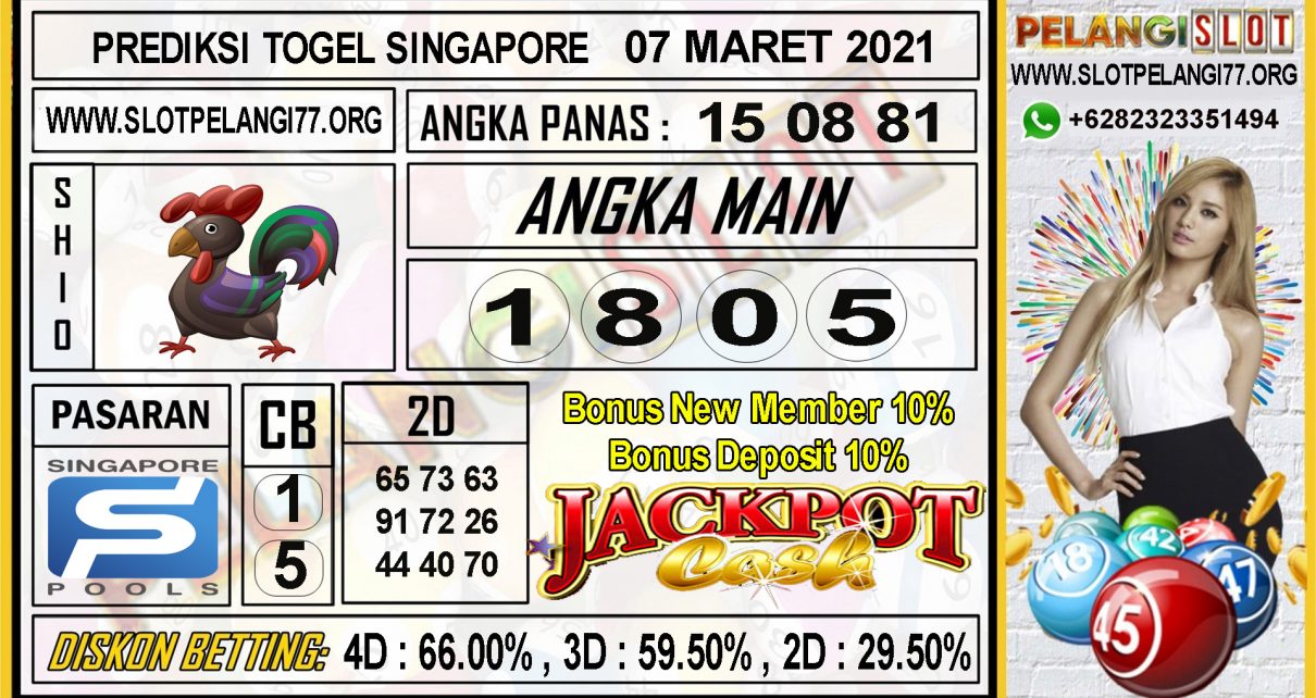 PREDIKSI TOGEL SINGAPORE POOLS 07 MARET 2021