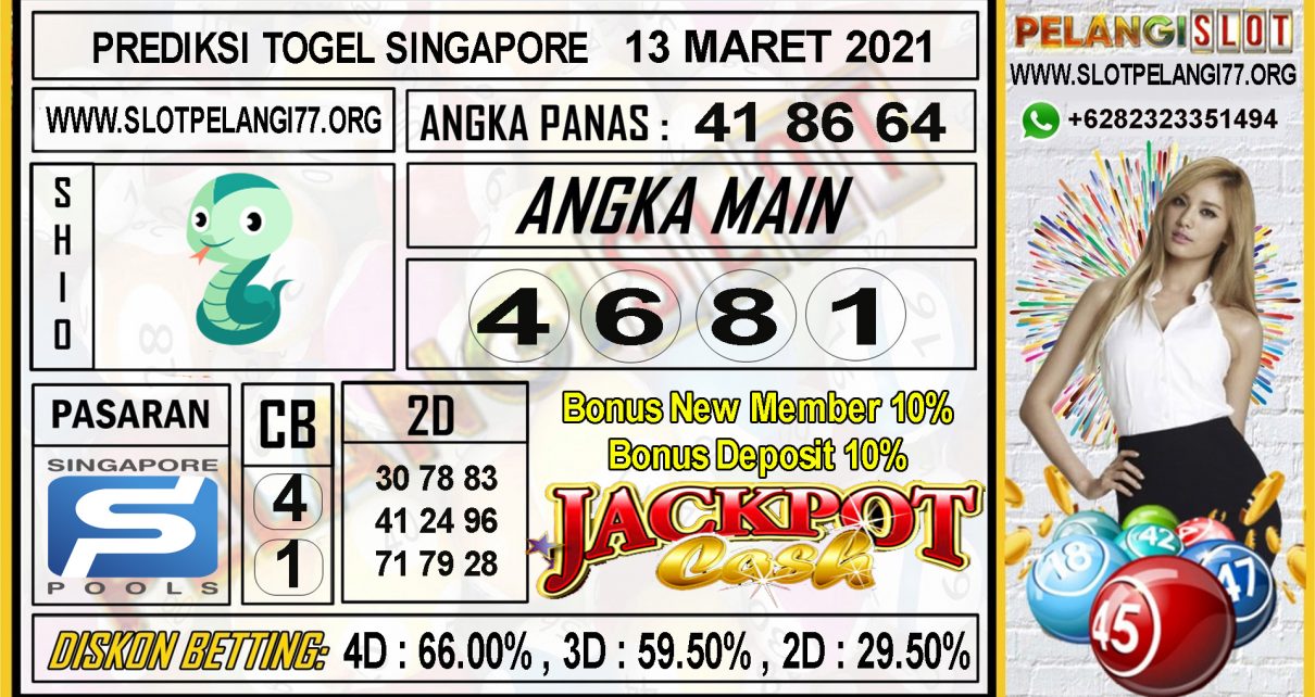 PREDIKSI TOGEL SINGAPORE POOLS 13 MARET 2021