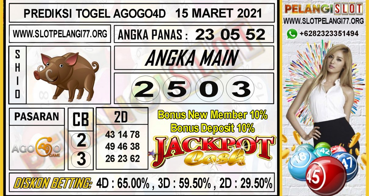 PREDIKSI TOGEL AGOGO4D 15 MARET 2021