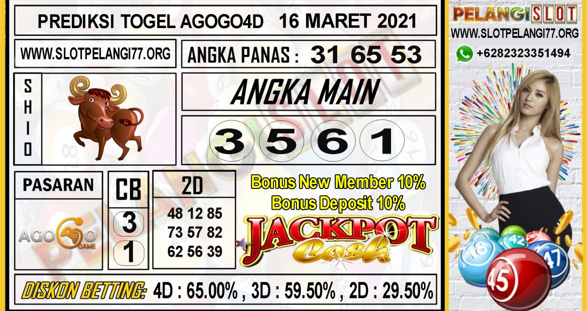 PREDIKSI TOGEL AGOGO4D 16 MARET 2021