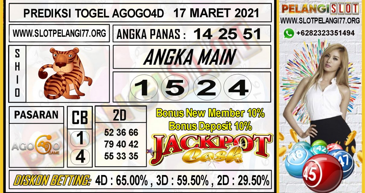 PREDIKSI TOGEL AGOGO4D 17 MARET 2021