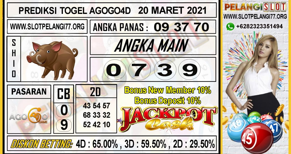 PREDIKSI TOGEL AGOGO4D 20 MARET 2021