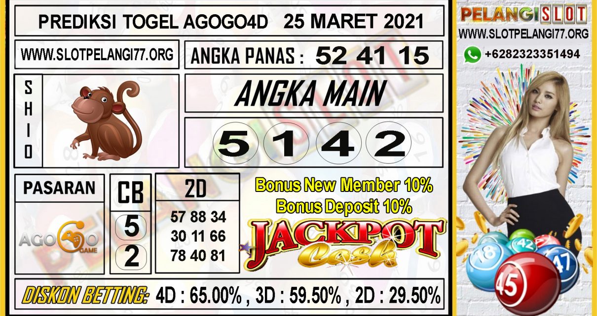 PREDIKSI TOGEL AGOGO4D 25 MARET 2021