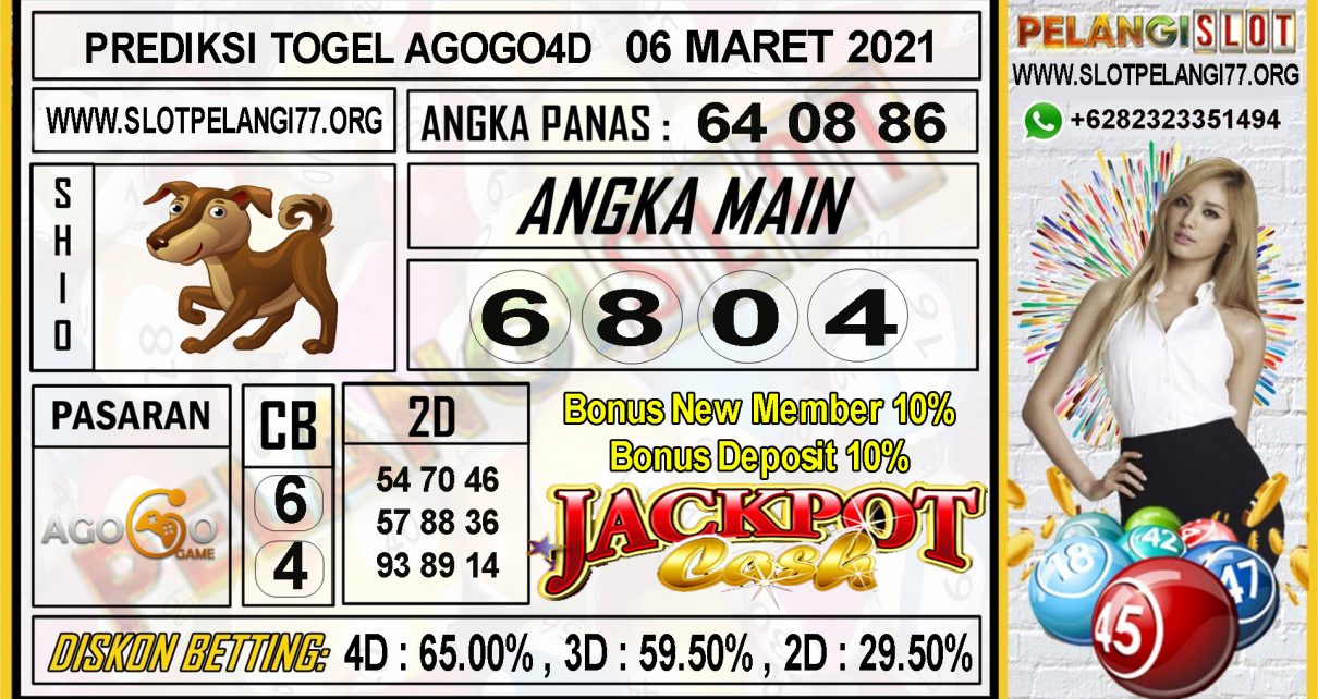 PREDIKSI TOGEL AGOGO4D 06 MARET 2021