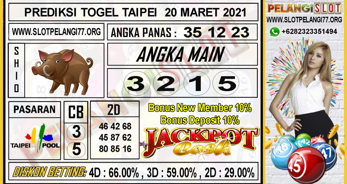 PREDIKSI TOGEL TAIPEI POOLS 20 MARET 2021