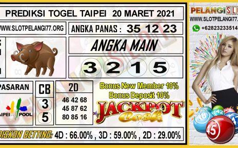 PREDIKSI TOGEL TAIPEI POOLS 20 MARET 2021