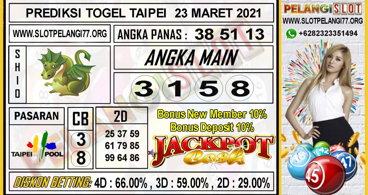 PREDIKSI TOGEL TAIPEI POOLS 23 MARET 2021