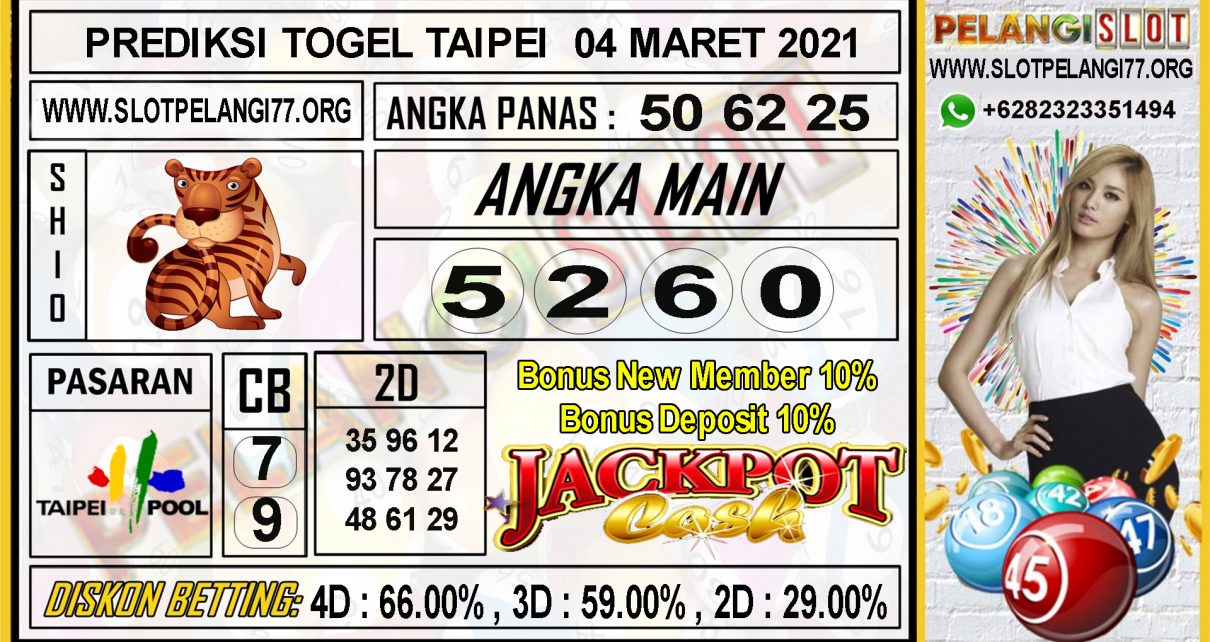 PREDIKSI TOGEL TAIPEI POOLS 04 MARET 2021