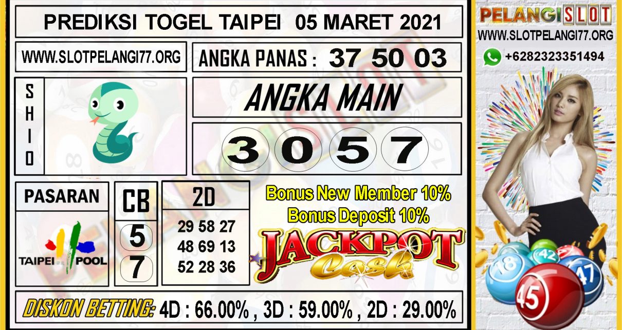 PREDIKSI TOGEL TAIPEI POOLS 05 MARET 2021