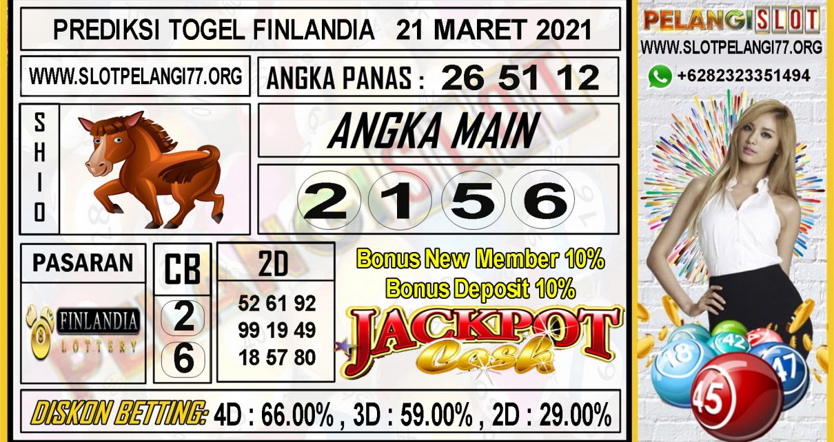 PREDIKSI TOGEL FINLANDIA LOTTERY 21 MARET 2021