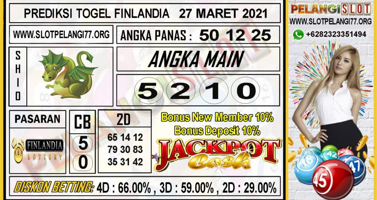 PREDIKSI TOGEL FINLANDIA LOTTERY 27 MARET 2021