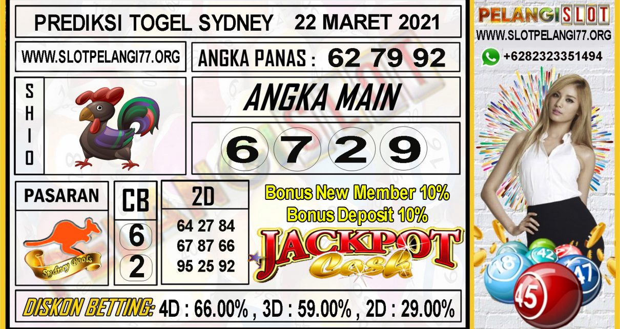 PREDIKSI TOGEL SYDNEY 22 MARET 2021