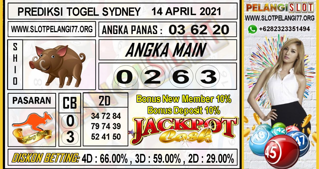 PREDIKSI TOGEL SYDNEY POOLS 14 APRIL 2021