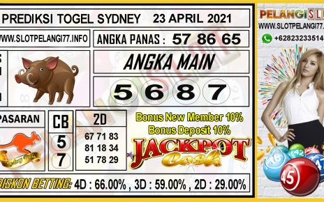 PREDIKSI TOGEL SYDNEY POOLS 23 APRIL 2021