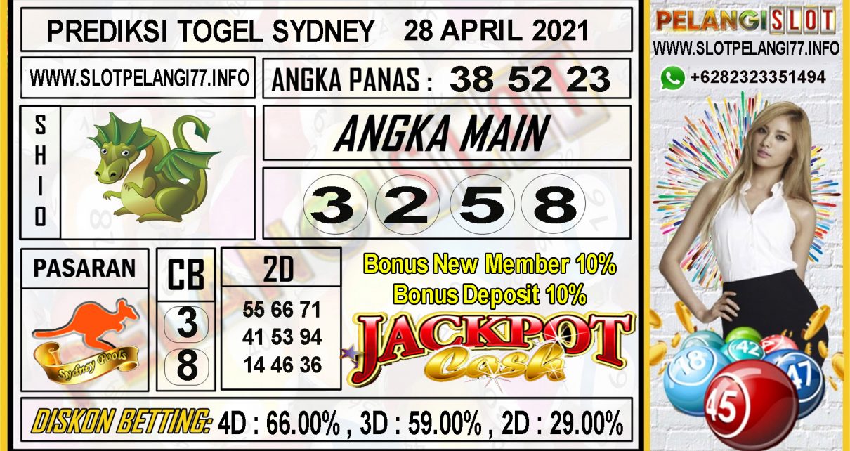 PREDIKSI TOGEL SYDNEY TANGGAL 28 APRIL 2021